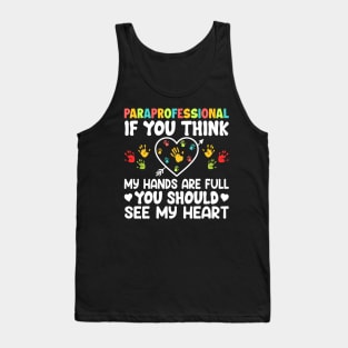 Paraprofessional Special Education Teacher Paraeducator Tank Top